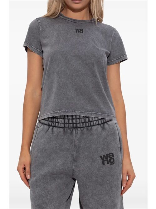 T-shirt con logo ALEXANDER WANG | 4CC3241521032B
